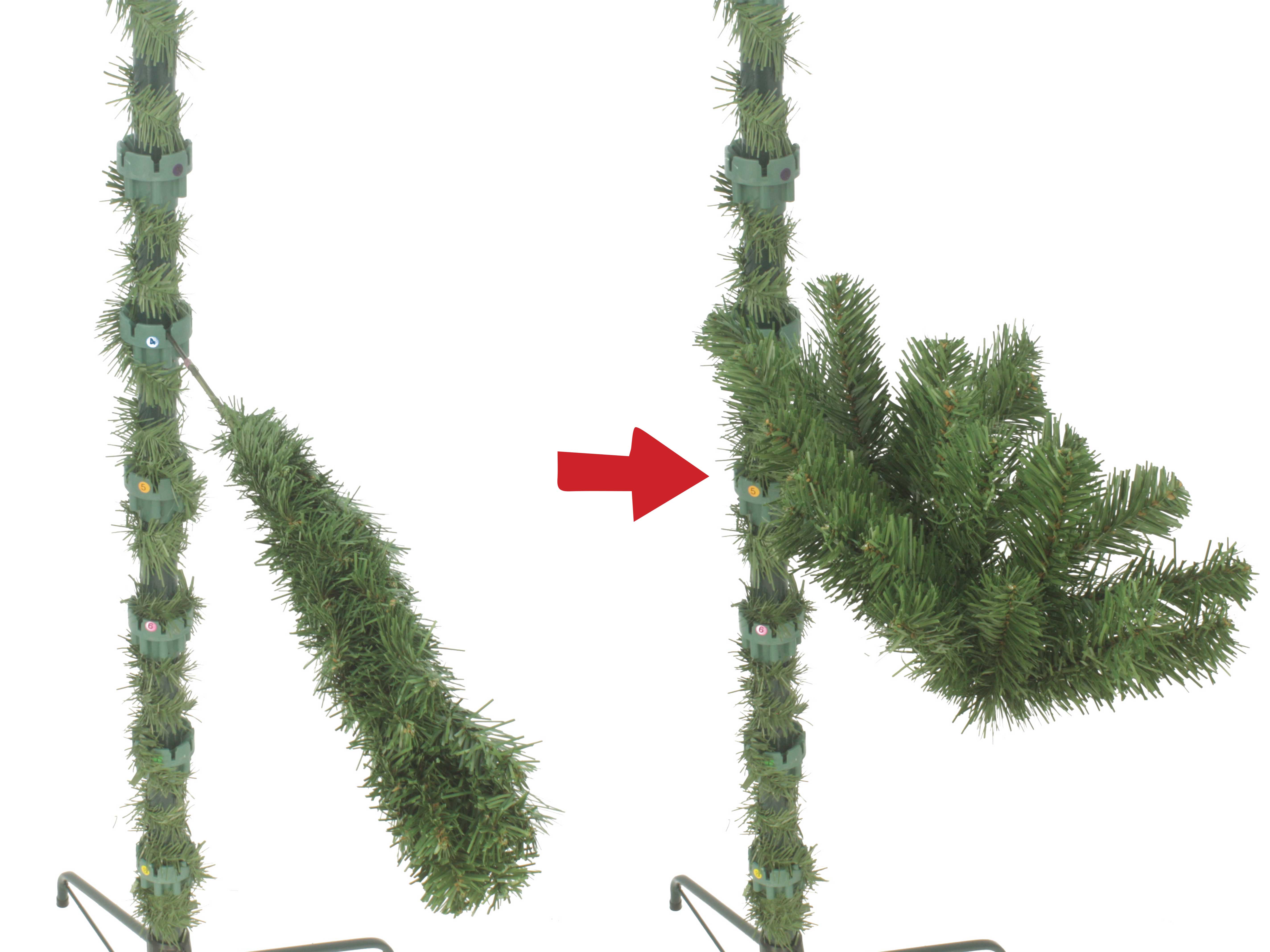 How to Fluff Branches on an Artificial Tree