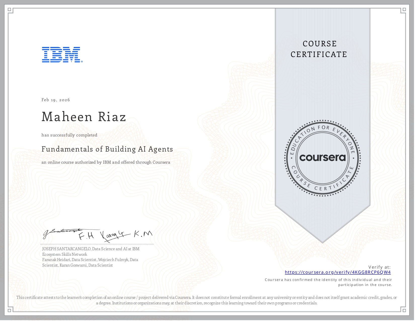 Coursera Course 4KGG8RCP6QW4