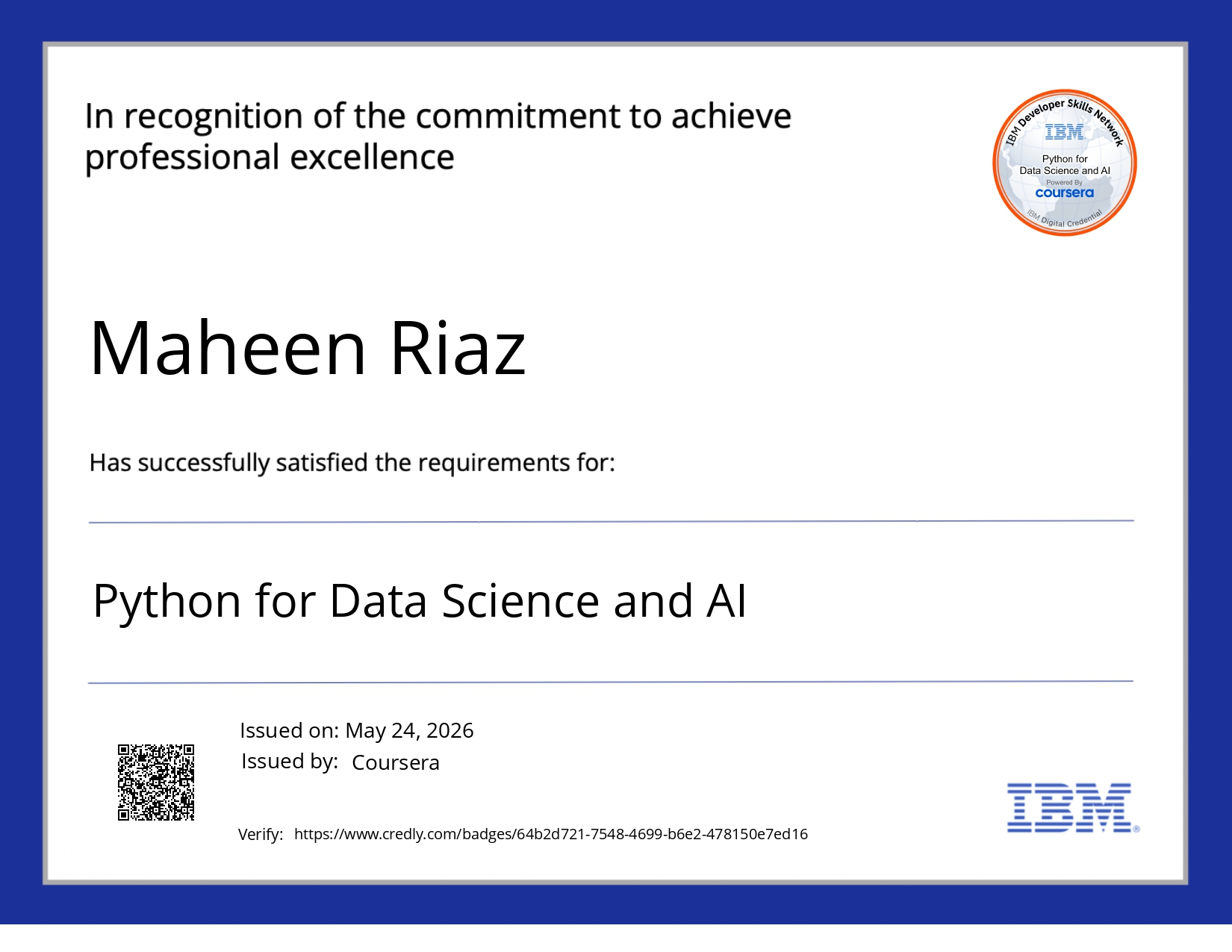 IBM Design Certificate 1