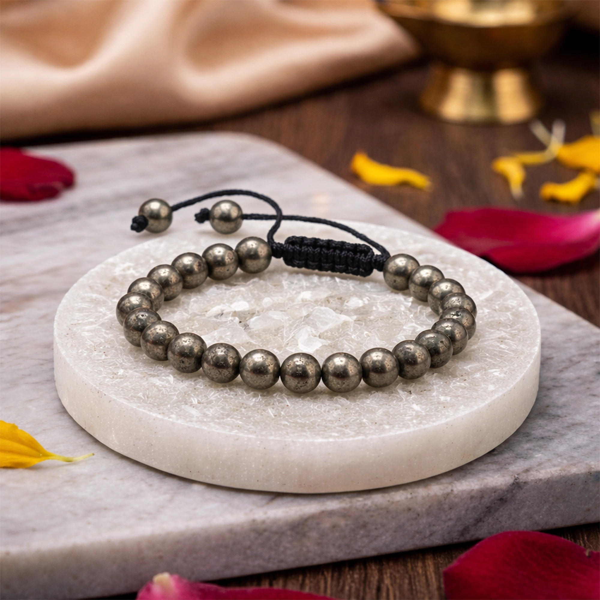 Natural Pyrite Wealth Bracelet