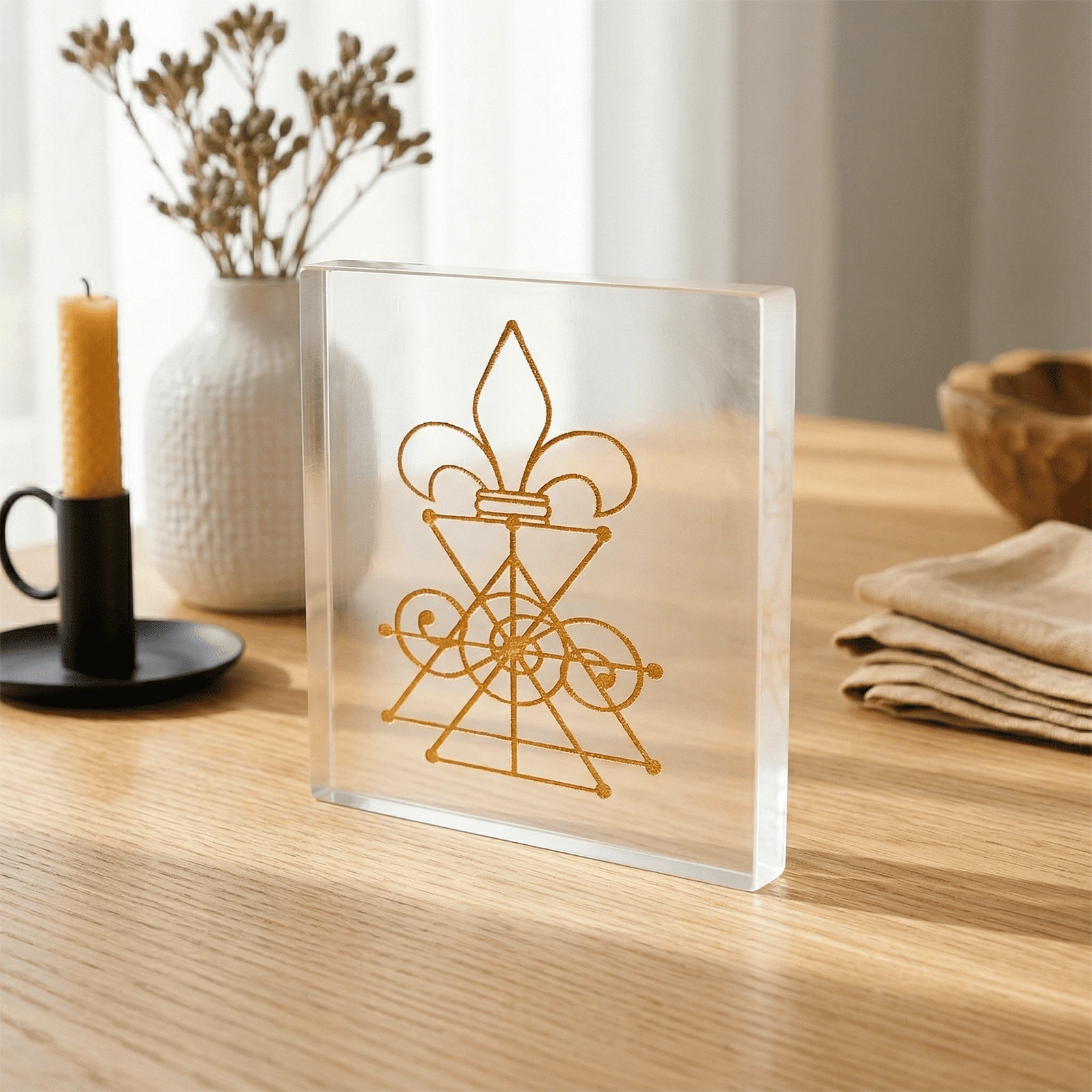 Wealth Yantra Sacred Block