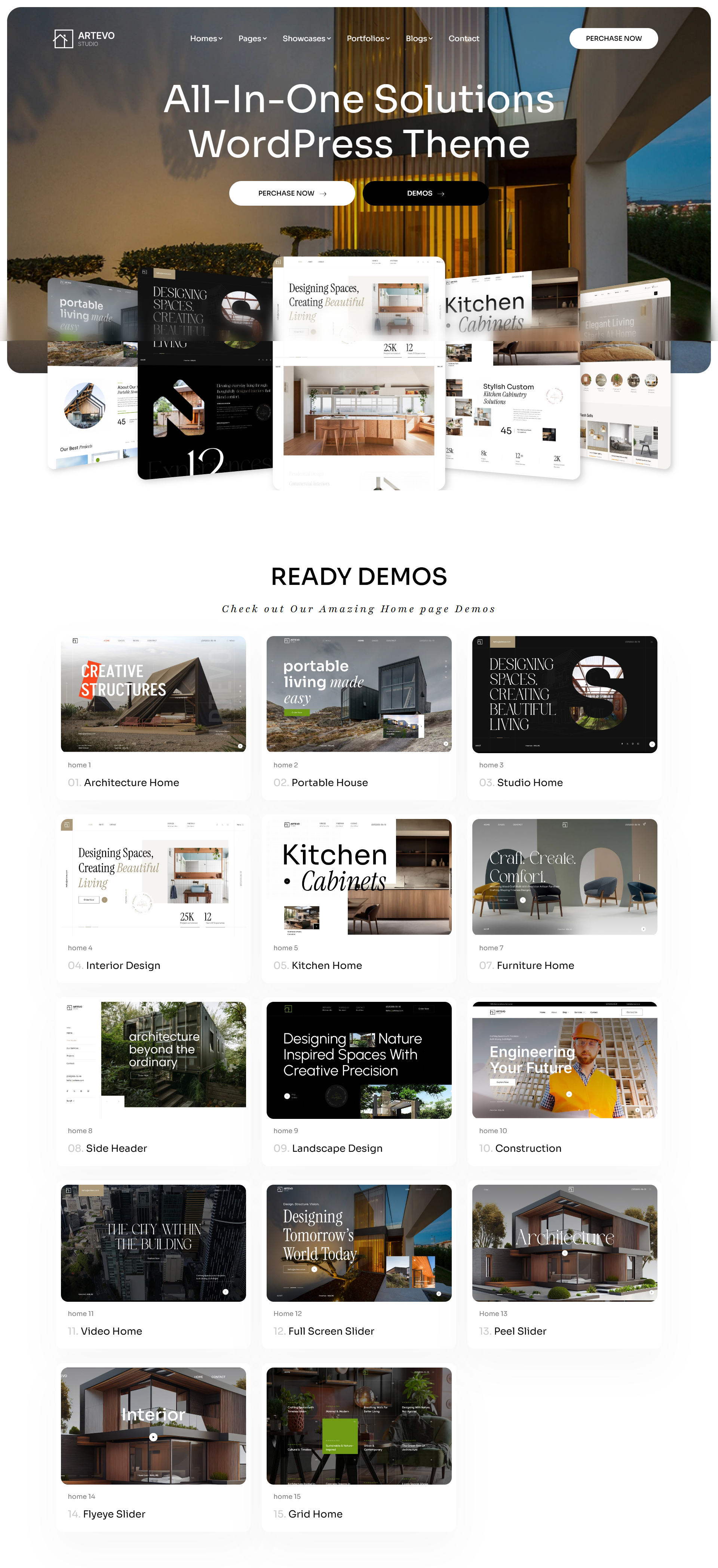 Artevo - Architecture & Interior WordPress Theme