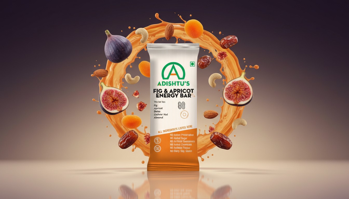 Fig & Apricot Energy Bar - Box of 10