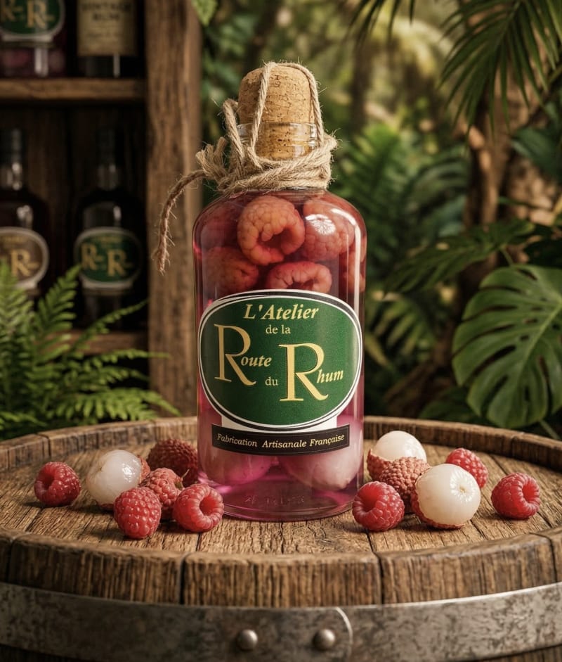 Framboise-litchi - Épicé | L'Atelier de la Route du Rhum