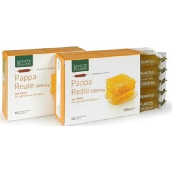 Ligne de Plantes Pappa Reale 1000 mg Bio 10 ampolle da 10 ml
