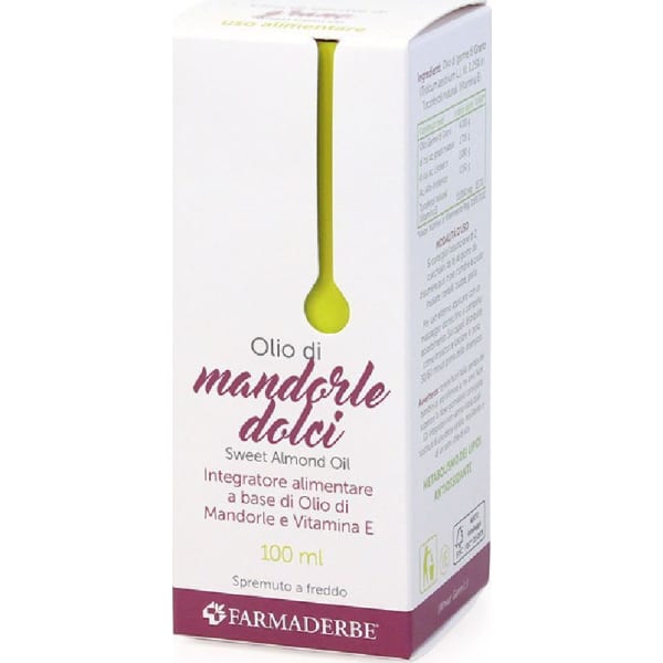 Farmaderbe Olio Alimentare Mandorle Dolci 100 ml