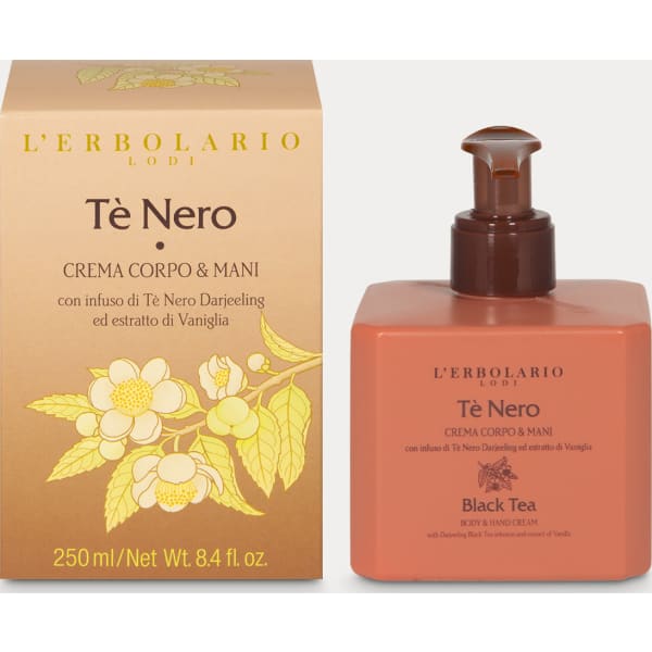 L'Erbolario Crema Corpo & Mani Tè Nero 250 ml