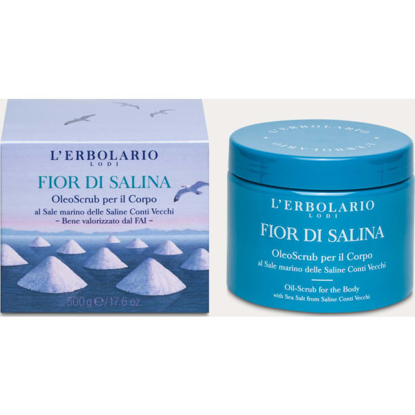 L'Erbolario Fior di Salina Oleoscrub per il Corpo 500 g