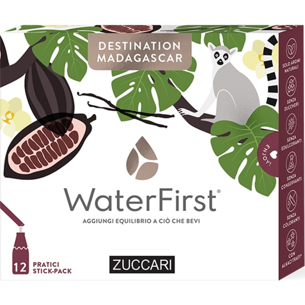 Zuccari WaterFirst Destinazione Madagascar 12 stick da 1,5 g