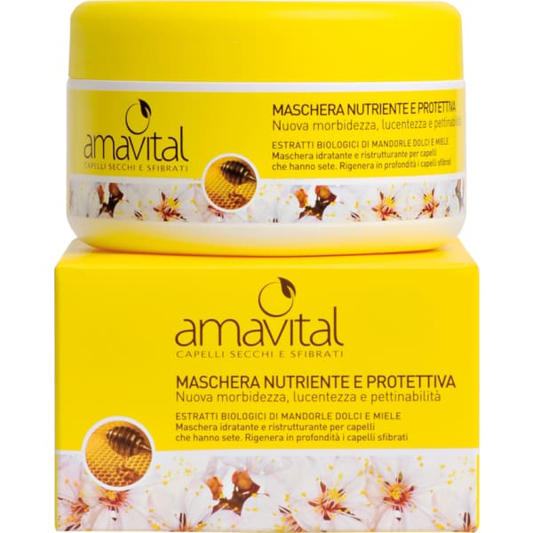 Oficine Clemàn Amavital Capelli Secchi e Sfibrati Maschera Nutriente e Protettiva 300 ml