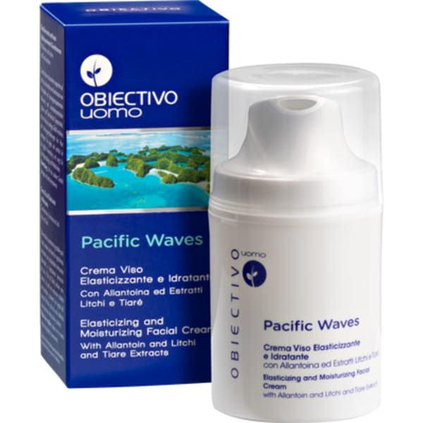Oficine Clemàn Obiectivo Uomo Pacific Waves Crema Viso Elasticizzante e Idratante 50 ml