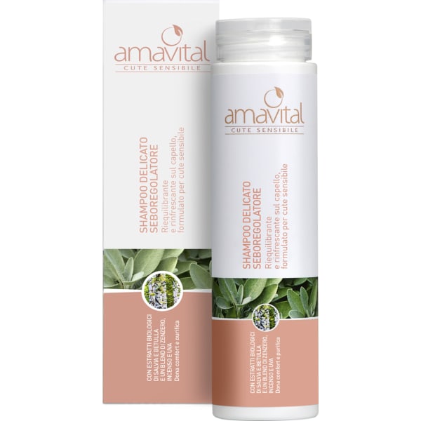 Oficine Clemàn Amavital Cute Sensibile Shampoo Delicato Seboregolatore 200 ml