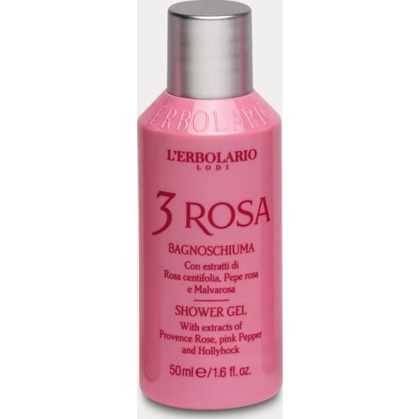 L'Erbolario Bagnoschiuma 3 Rosa 250 ml