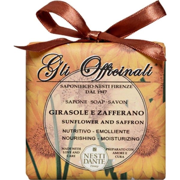 Nesti Dante Gli Officinali Sapone Vegetale Girasole e Zafferano 200 g