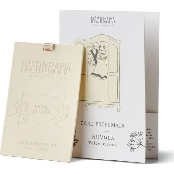 Nasoterapia Nuvola Card Profumata Talco e Rosa