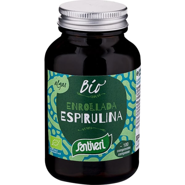 Santiveri Alga Spirulina Biologico 100 Compresse Flacone 45 g