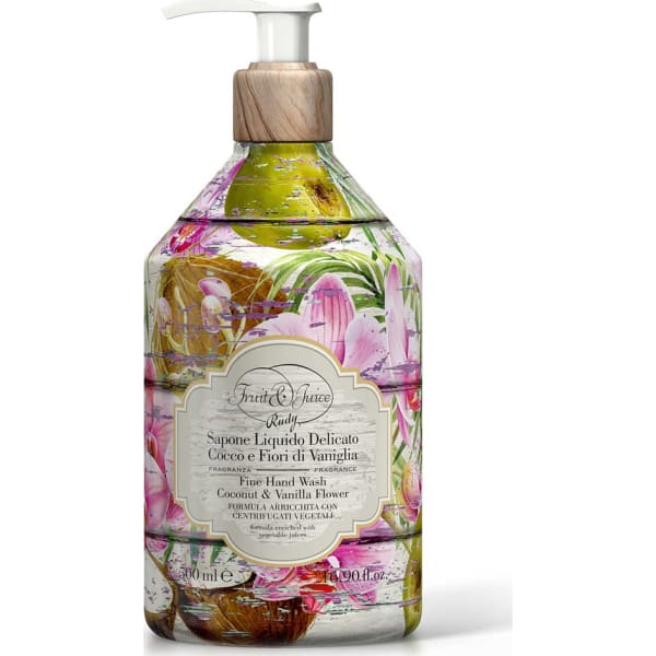 Rudy Profumi Sapone Liquido Mani Cocco e Fiori di Vaniglia 500 ml