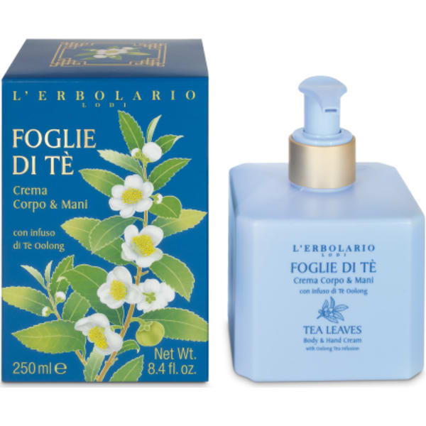 L'Erbolario Foglie di Tè Crema Corpo e Mani 250 ml