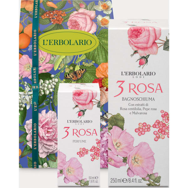 L'Erbolario Confezione 3 Rosa Profumo Media