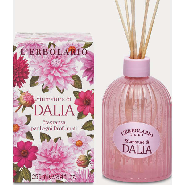 L'Erbolario Sfumature di Dalia Diffusore per Ambienti con Bastoncini 250 ml