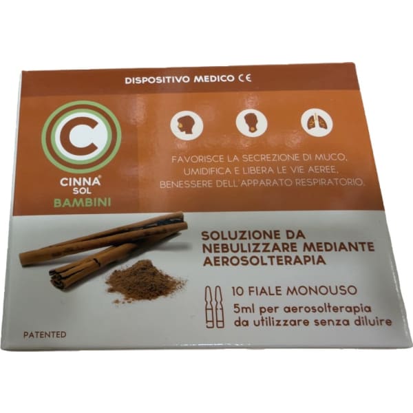 CinnaSol Bambini Soluzione da Nebulizzare 10 fiale da 5 ml