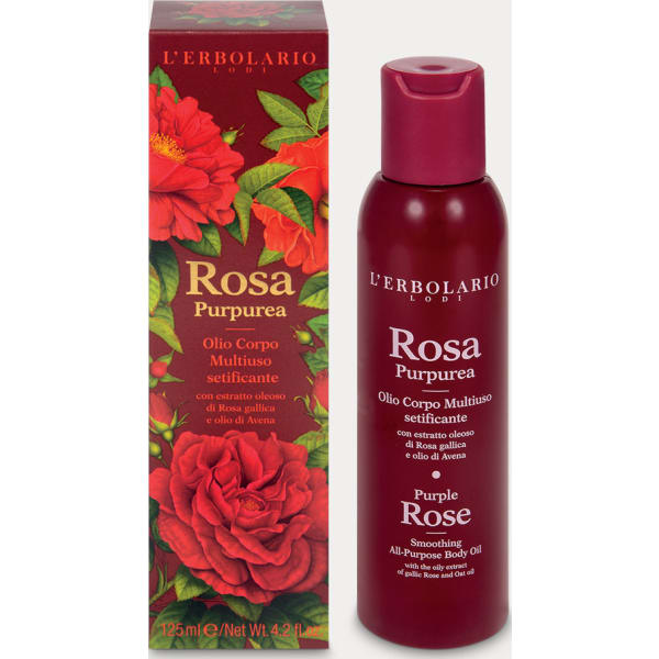 L'Erbolario Rosa Purpurea Olio Corpo Multiuso Setificante 125 ml