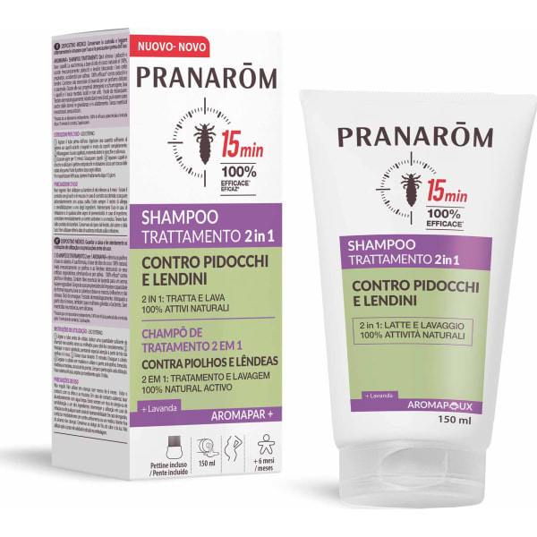 Pranarôm Aromapar+ Shampoo Trattante 2 in 1 Pidocchi e Lendini 150 ml