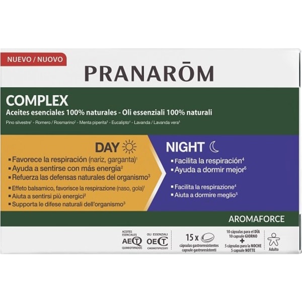 Pranarôm Aromaforce Complex Day & Night 15 Capsule