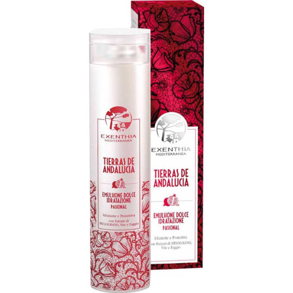 Oficine Clemàn Exenthia Mediterranea Tierras de Andalucia Emulsione Dolce Idratazione Pasional 200 ml