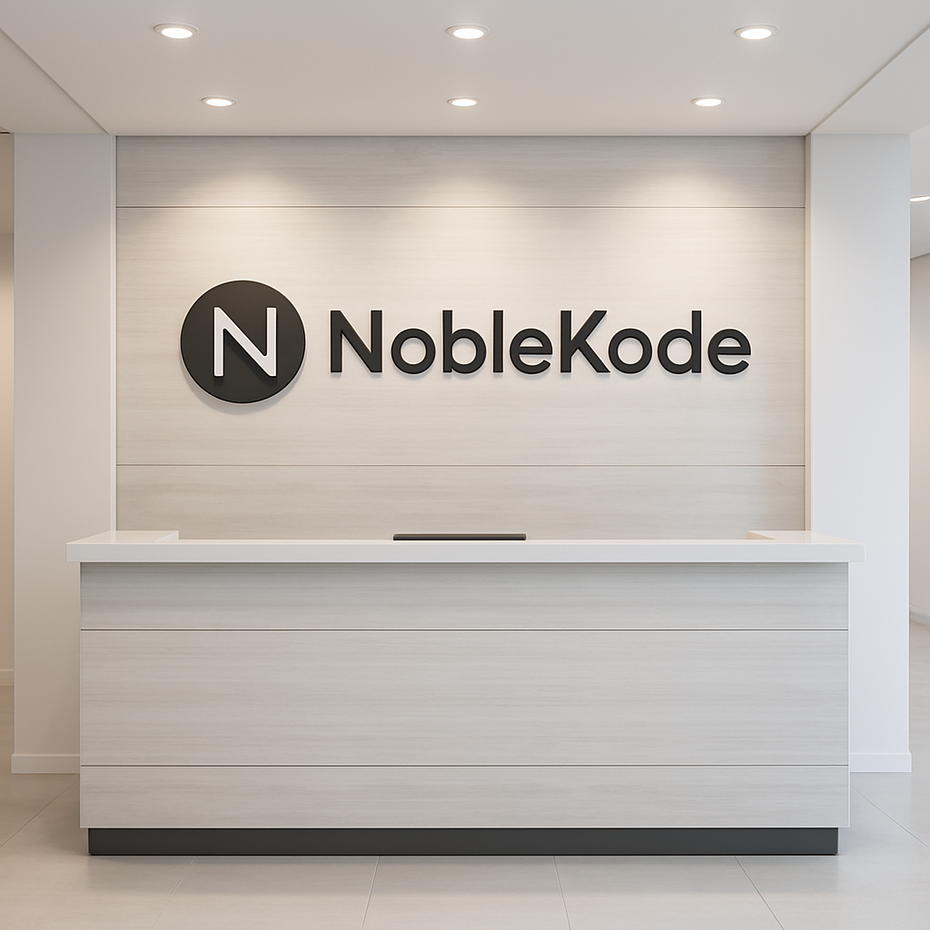 NobleKode modern workspace