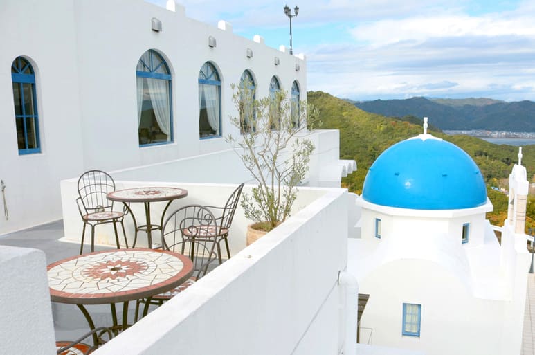 Villa Santorini Restaurant Reservations | Kochi, Japan (Tosa)
