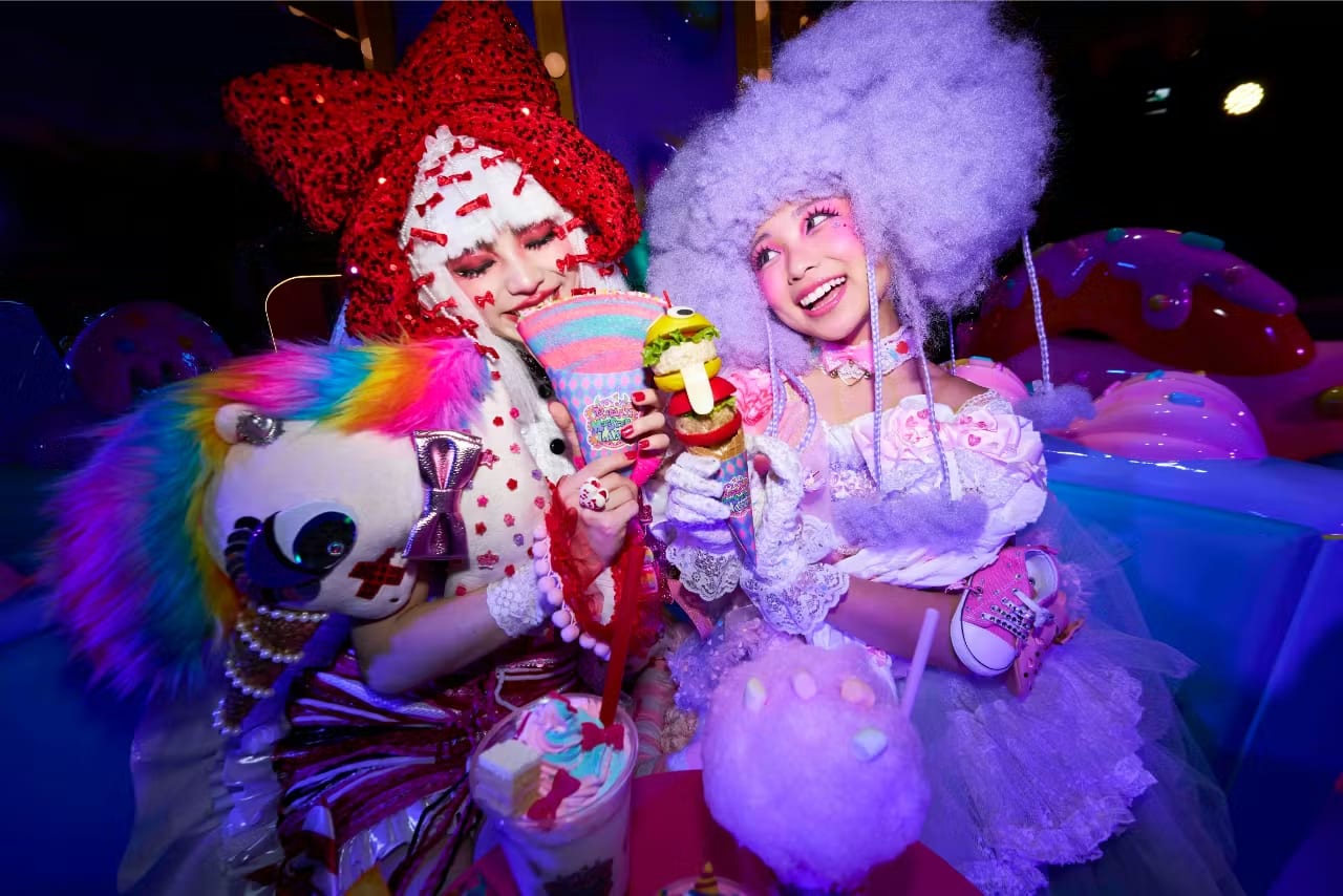 Kawaii Monster Girls with Foods