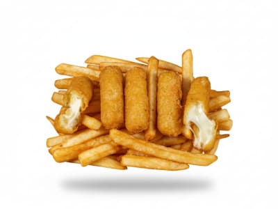 Mozzarella Sticks With Fries