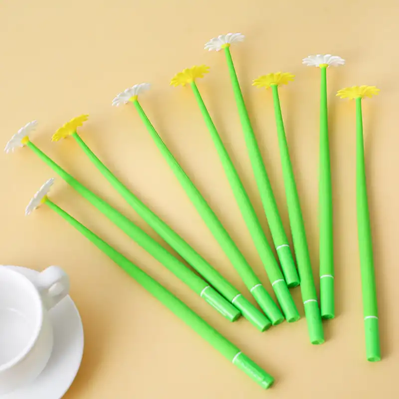 Small daisy series gel pen plant shape