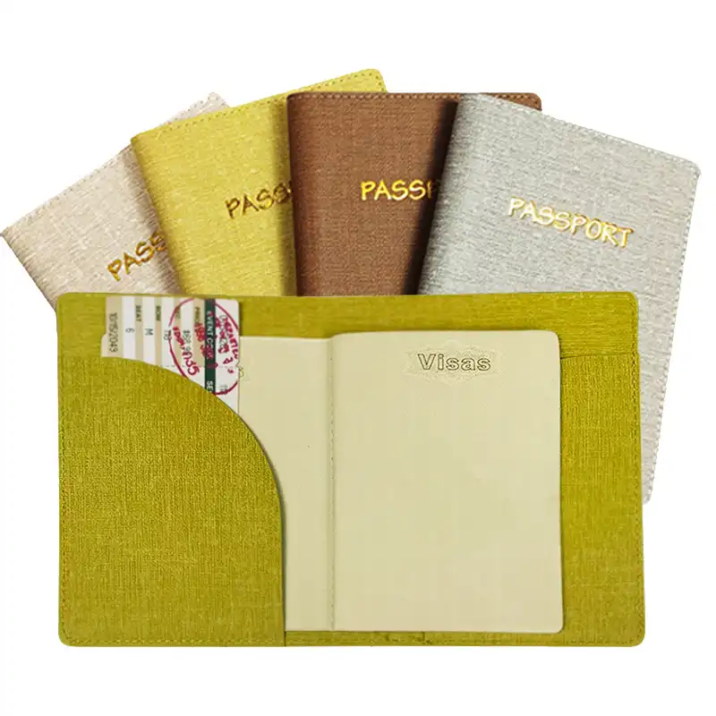 Multifunctional document storage pu passport bag