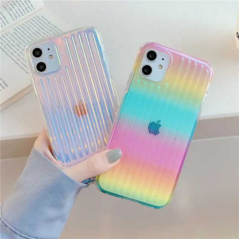 Gradient iPhone11pro max Apple XR mobile phone case anti-fall