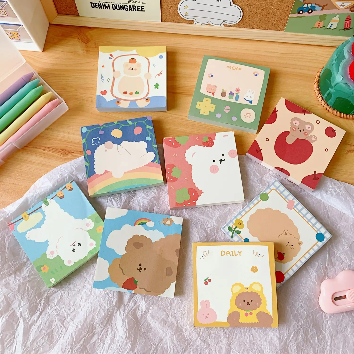 Korean cartoon cute notepad small book