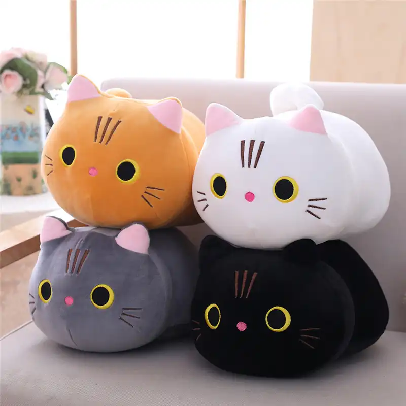 Cute cat pillow plush toy