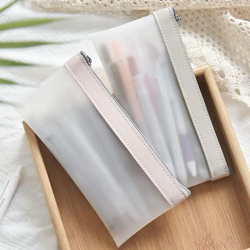 Transparent pencil case ins large capacity stationery bag