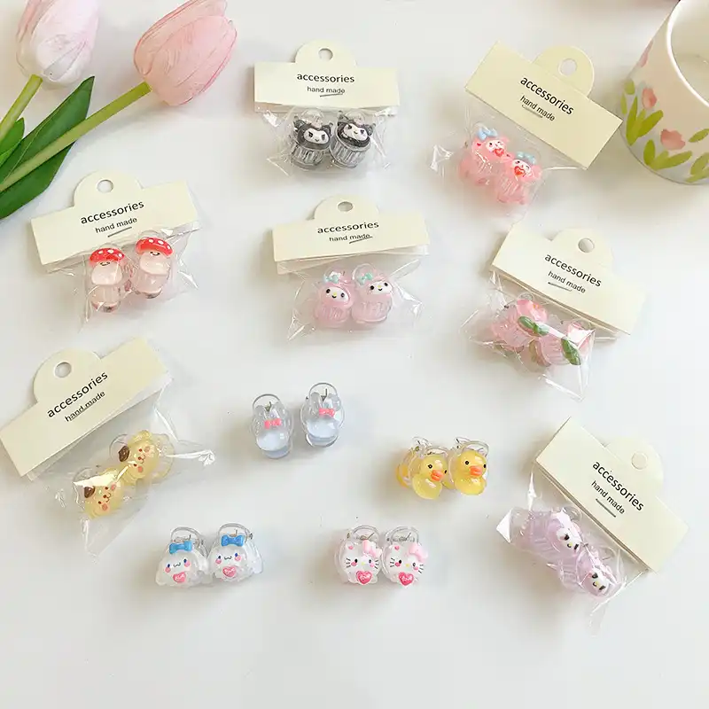 Japanese small clip cute Kulomi hair card acrylic hair clip