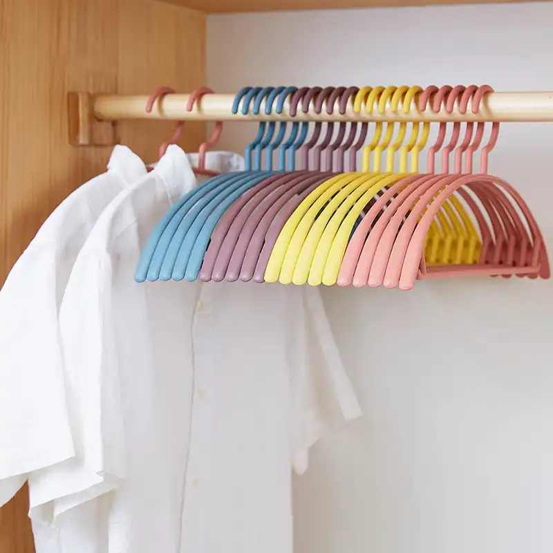 Semicircle seamless hanger household bold anti-skid hanger clothes support wet and dry dual-use