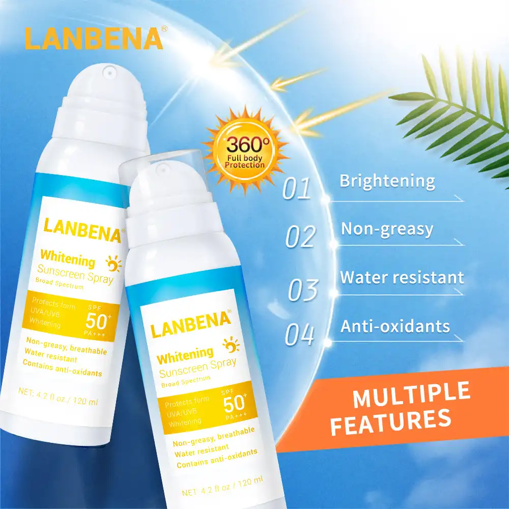 Whitening Sunscreen Spray Isolation spray skin lightening