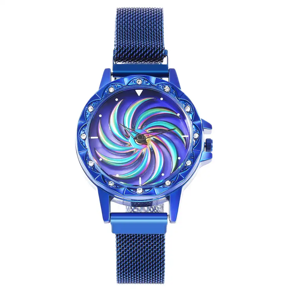 Creative Lady Magnet Buckle Milano Quartz Wrist Watch Women