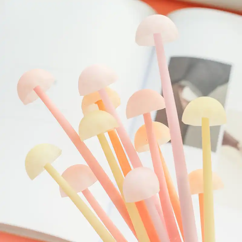 Luminous mushroom silicone gel pen