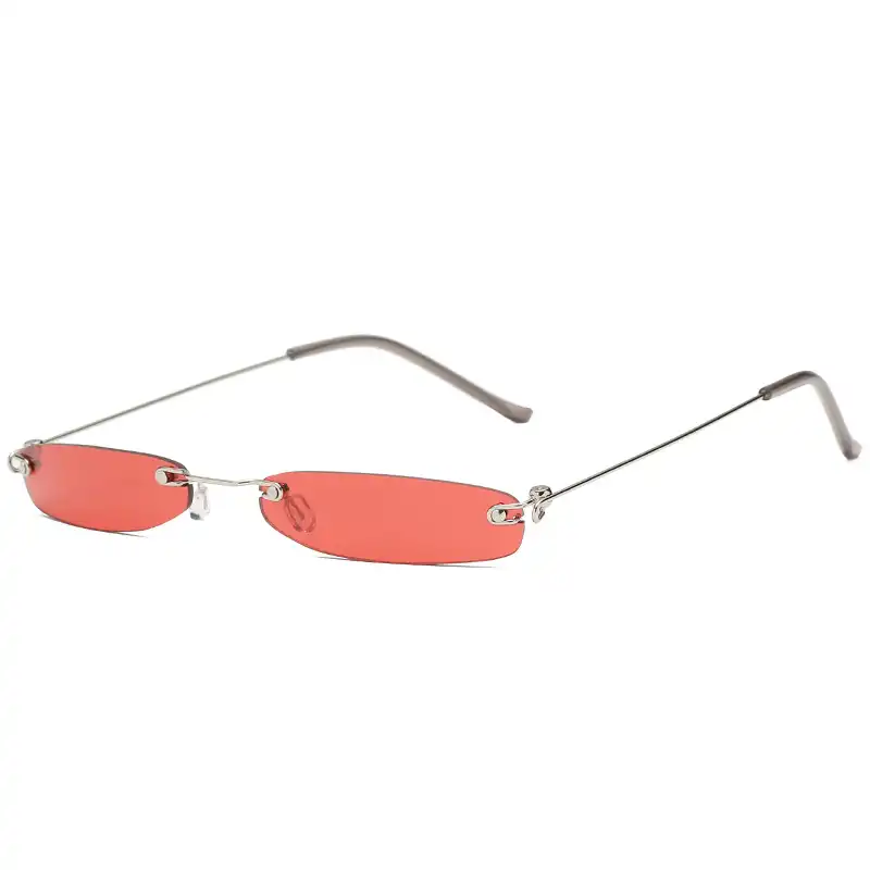 Trendy exquisite sunglasses men and women small frame square sunglasses ocean lens glasses