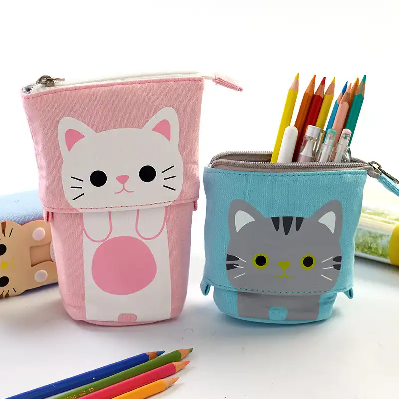 Korea cute multifunctional creative pen holder and pencil case