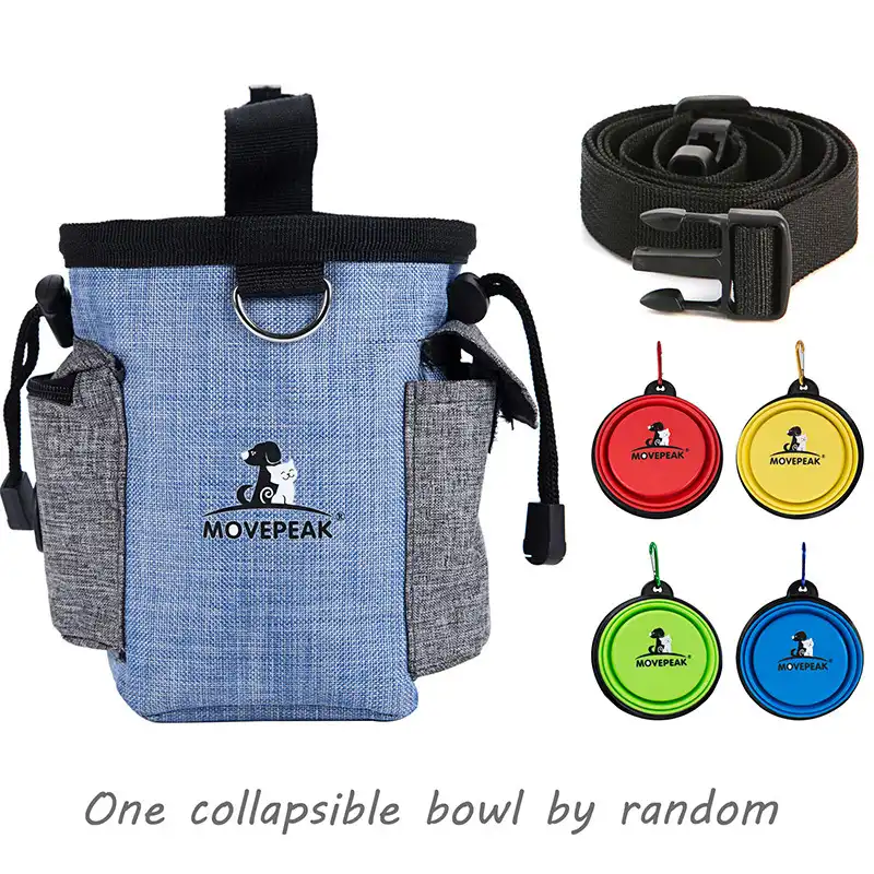 Dog training bag outing food bag snack bag dog outing training waist bag pet training bag