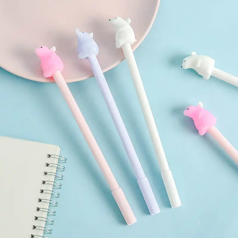 Cartoon polar bear gel pen cute shape pen