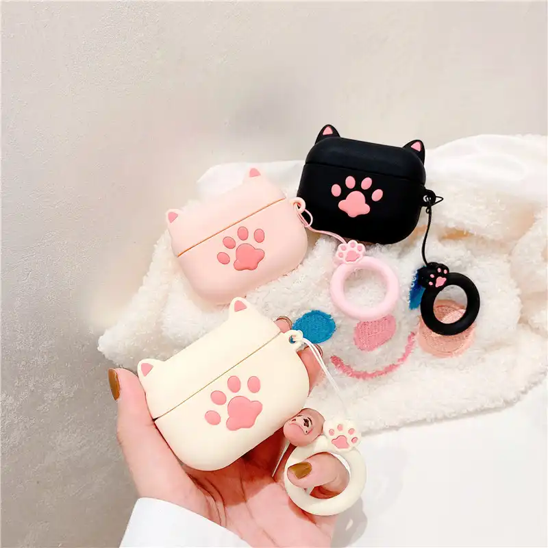 Cartoon Cat Claw AirPods Pro Headphone Case Silicone Case 3 Generation