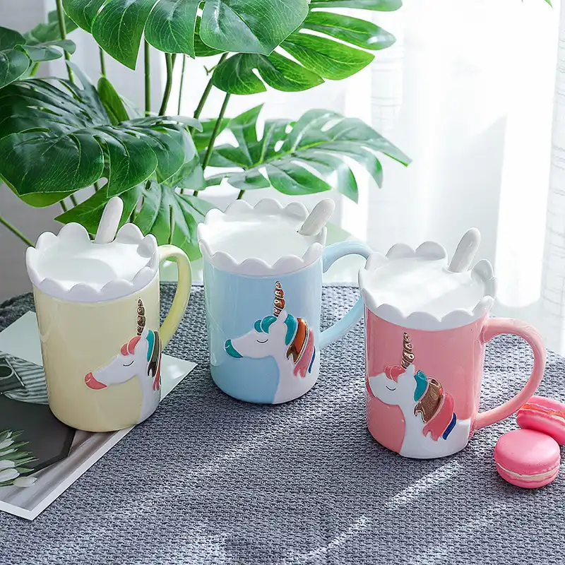 Ceramic cup creative unicorn mug